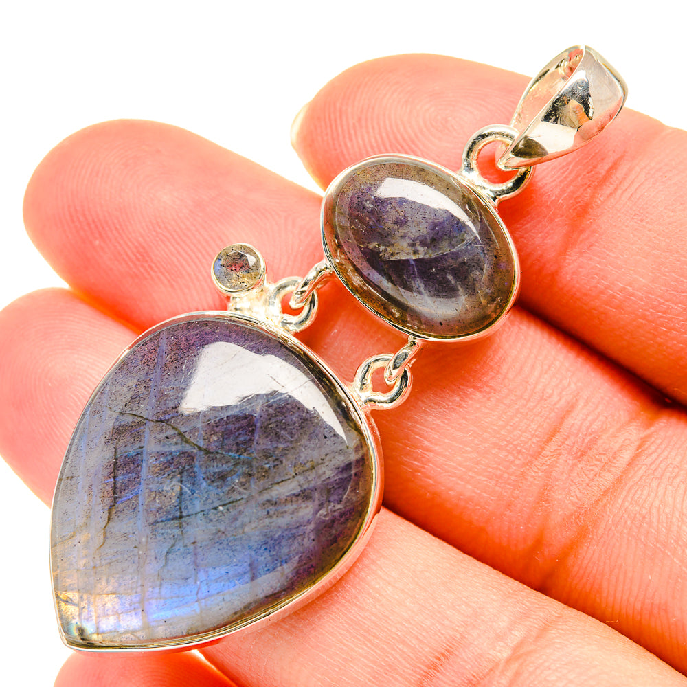 Labradorite Pendants handcrafted by Ana Silver Co - PD5924
