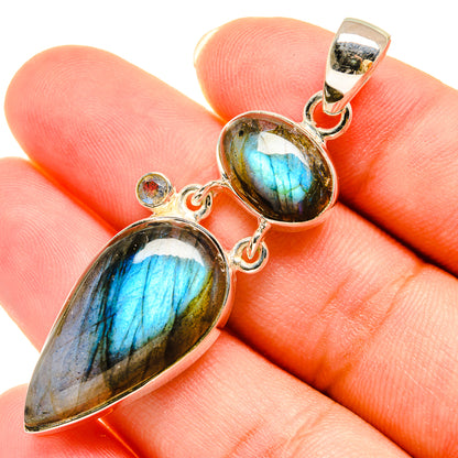 Labradorite Pendants handcrafted by Ana Silver Co - PD5931