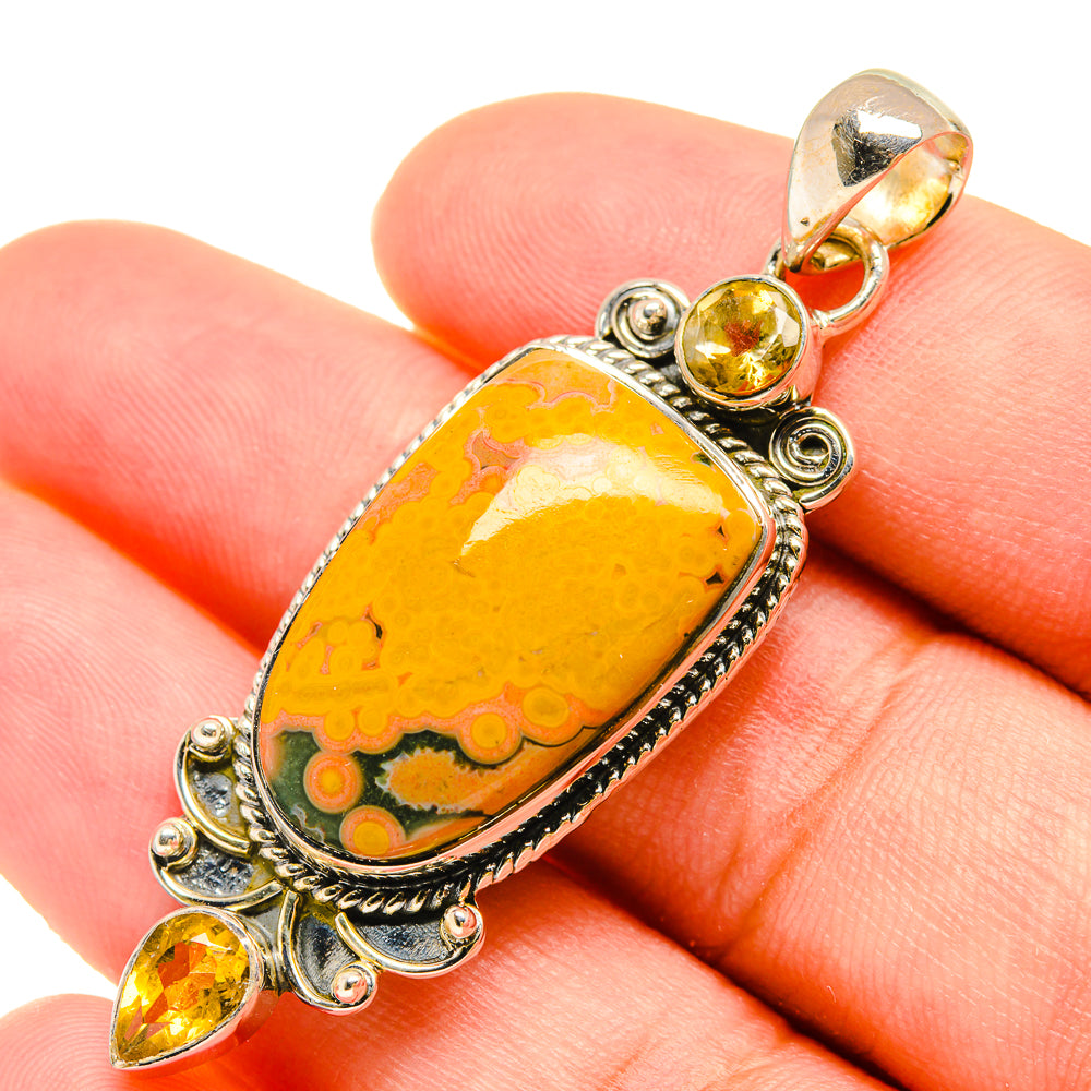 Ocean Jasper Pendants handcrafted by Ana Silver Co - PD5934