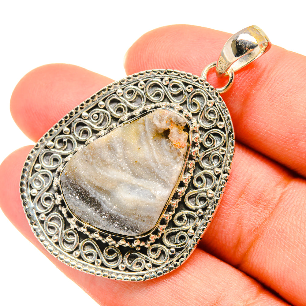 Desert Druzy Pendants handcrafted by Ana Silver Co - PD5940