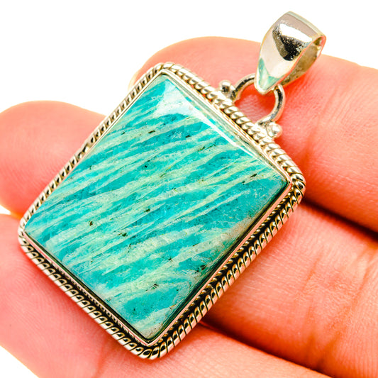 Amazonite Pendants handcrafted by Ana Silver Co - PD5946