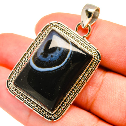 India Agate Pendants handcrafted by Ana Silver Co - PD5948