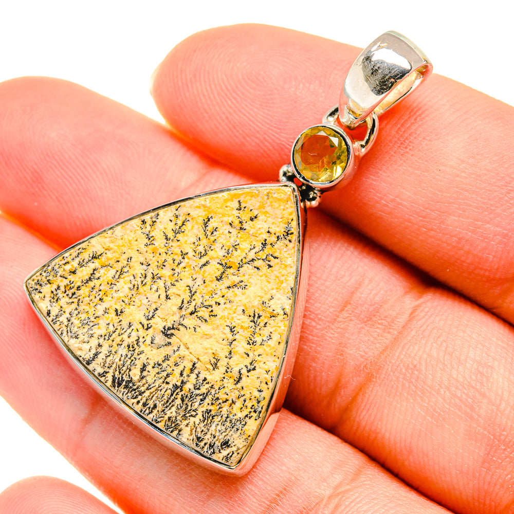 Germany Psilomelane Dendrite Pendants handcrafted by Ana Silver Co - PD5952