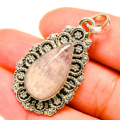 Rose Quartz Pendants handcrafted by Ana Silver Co - PD5955