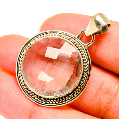 Rose Quartz Pendants handcrafted by Ana Silver Co - PD5956