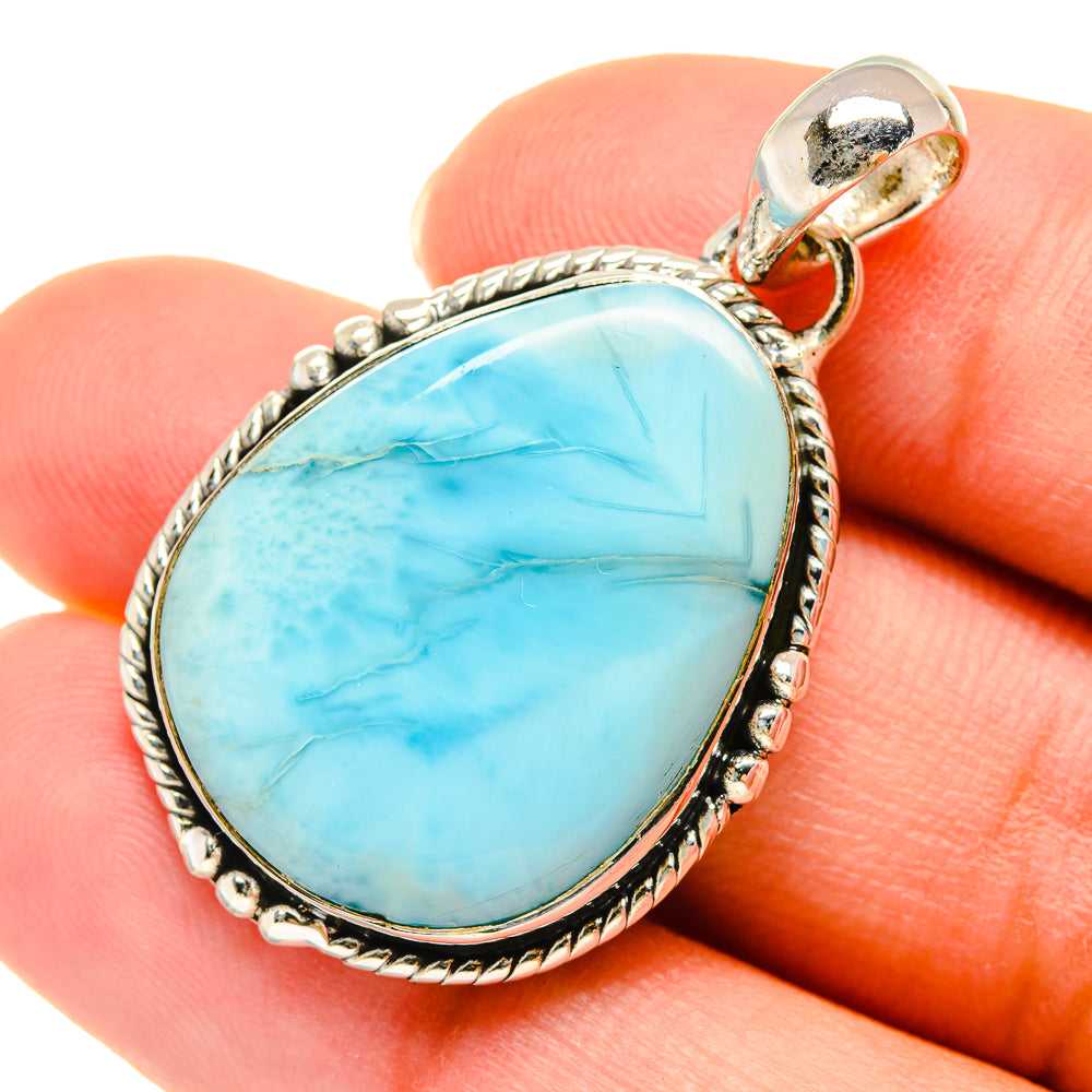 Larimar Pendants handcrafted by Ana Silver Co - PD5957