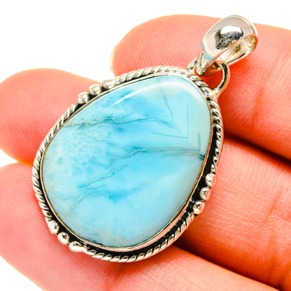 Larimar Pendants handcrafted by Ana Silver Co - PD5957