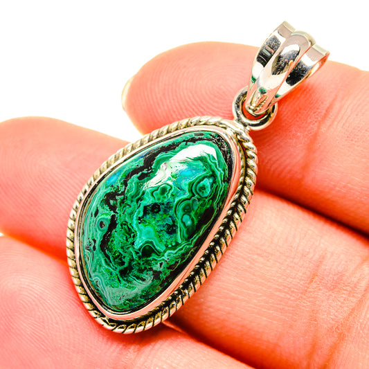 Chrysocolla Pendants handcrafted by Ana Silver Co - PD5961