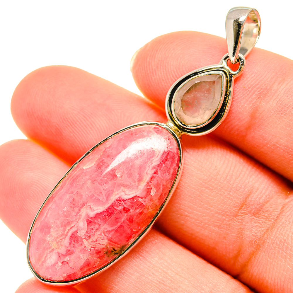 Rhodochrosite Pendants handcrafted by Ana Silver Co - PD5963