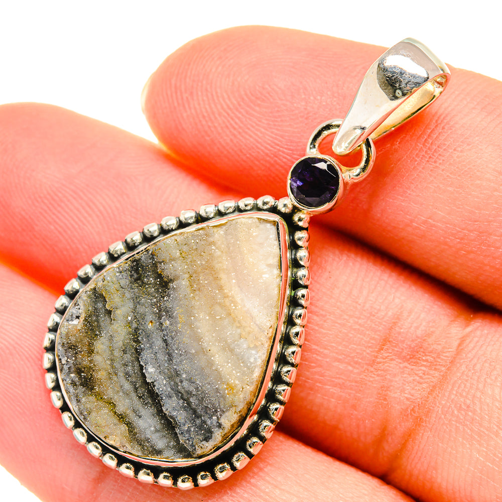 Desert Druzy Pendants handcrafted by Ana Silver Co - PD5964
