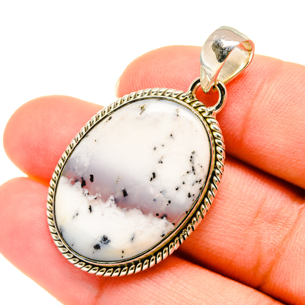 Dendritic Agate Pendants handcrafted by Ana Silver Co - PD5967