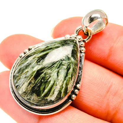 Seraphinite Pendants handcrafted by Ana Silver Co - PD5971
