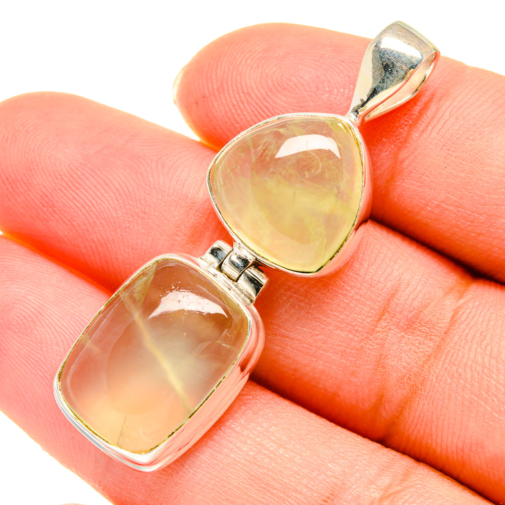 Prehnite Pendants handcrafted by Ana Silver Co - PD5975