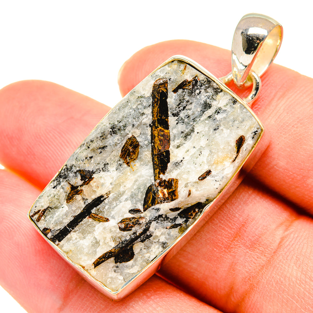 Astrophyllite Pendants handcrafted by Ana Silver Co - PD5976
