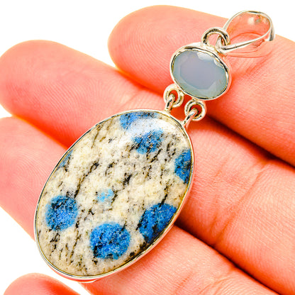 K2 Blue Azurite Pendants handcrafted by Ana Silver Co - PD5985