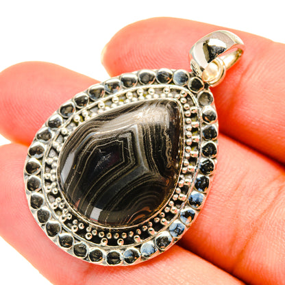 Psilomelane Pendants handcrafted by Ana Silver Co - PD5991