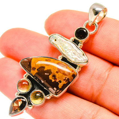 Picture Jasper Pendants handcrafted by Ana Silver Co - PD5994
