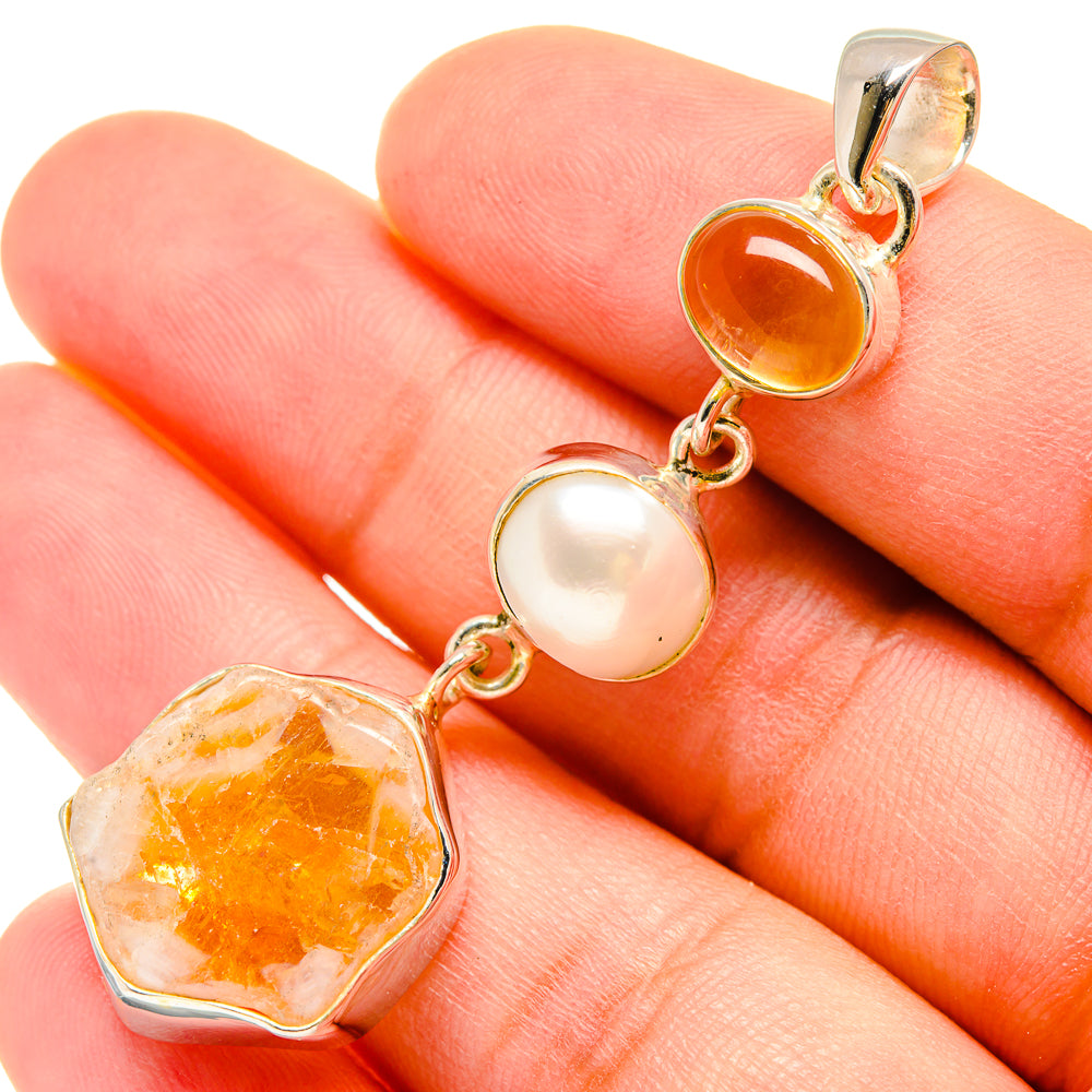 Citrine Pendants handcrafted by Ana Silver Co - PD5995