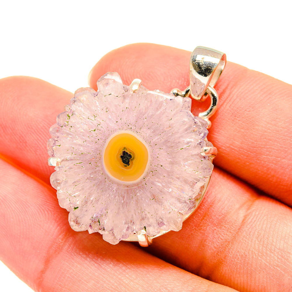 Amethyst Stalactite Pendants handcrafted by Ana Silver Co - PD6004