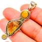 Citrine Pendants handcrafted by Ana Silver Co - PD6007