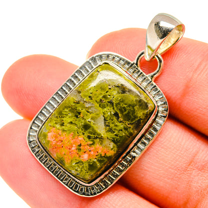 Unakite Pendants handcrafted by Ana Silver Co - PD6014