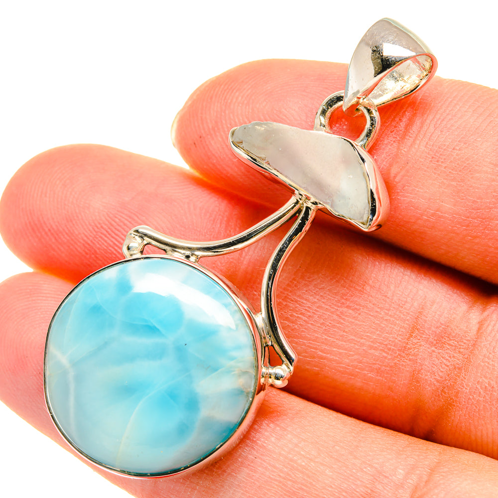 Larimar Pendants handcrafted by Ana Silver Co - PD6015