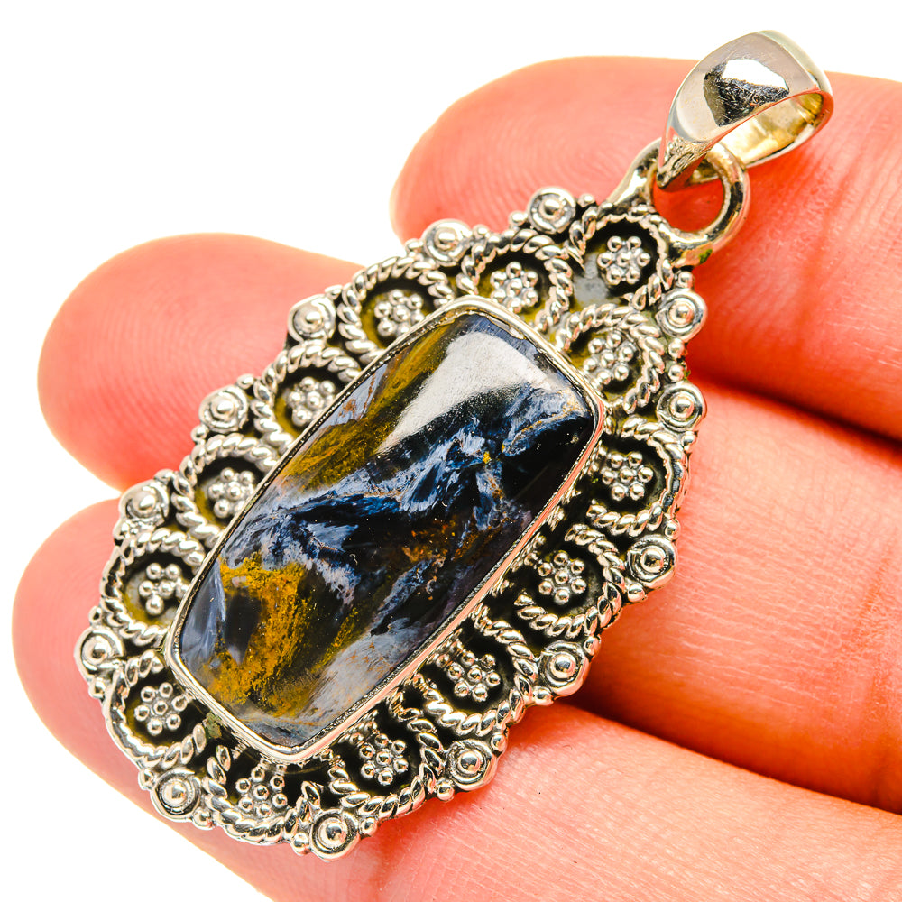 Pietersite Pendants handcrafted by Ana Silver Co - PD6016