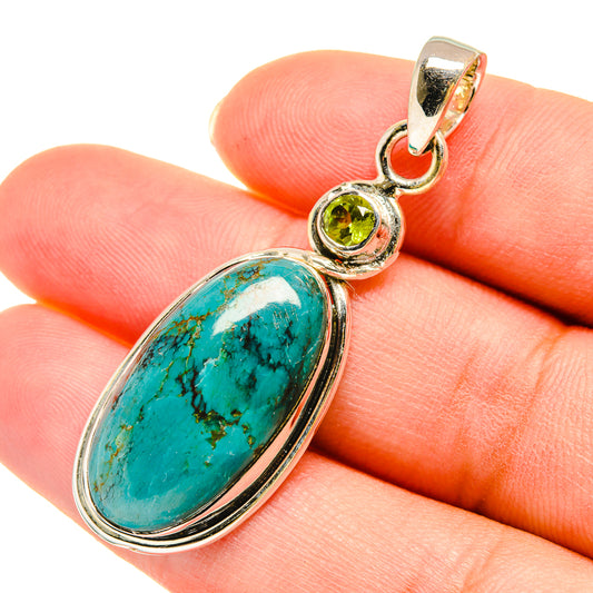 Chrysocolla Pendants handcrafted by Ana Silver Co - PD6020