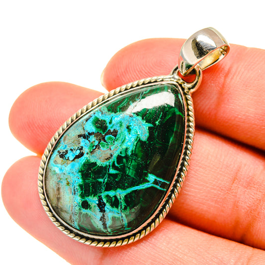 Chrysocolla Pendants handcrafted by Ana Silver Co - PD6023