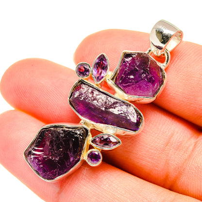 Amethyst Pendants handcrafted by Ana Silver Co - PD6030