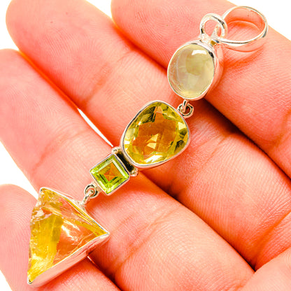 Citrine Pendants handcrafted by Ana Silver Co - PD6031