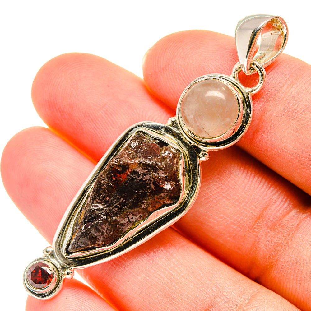 Garnet Pendants handcrafted by Ana Silver Co - PD6033