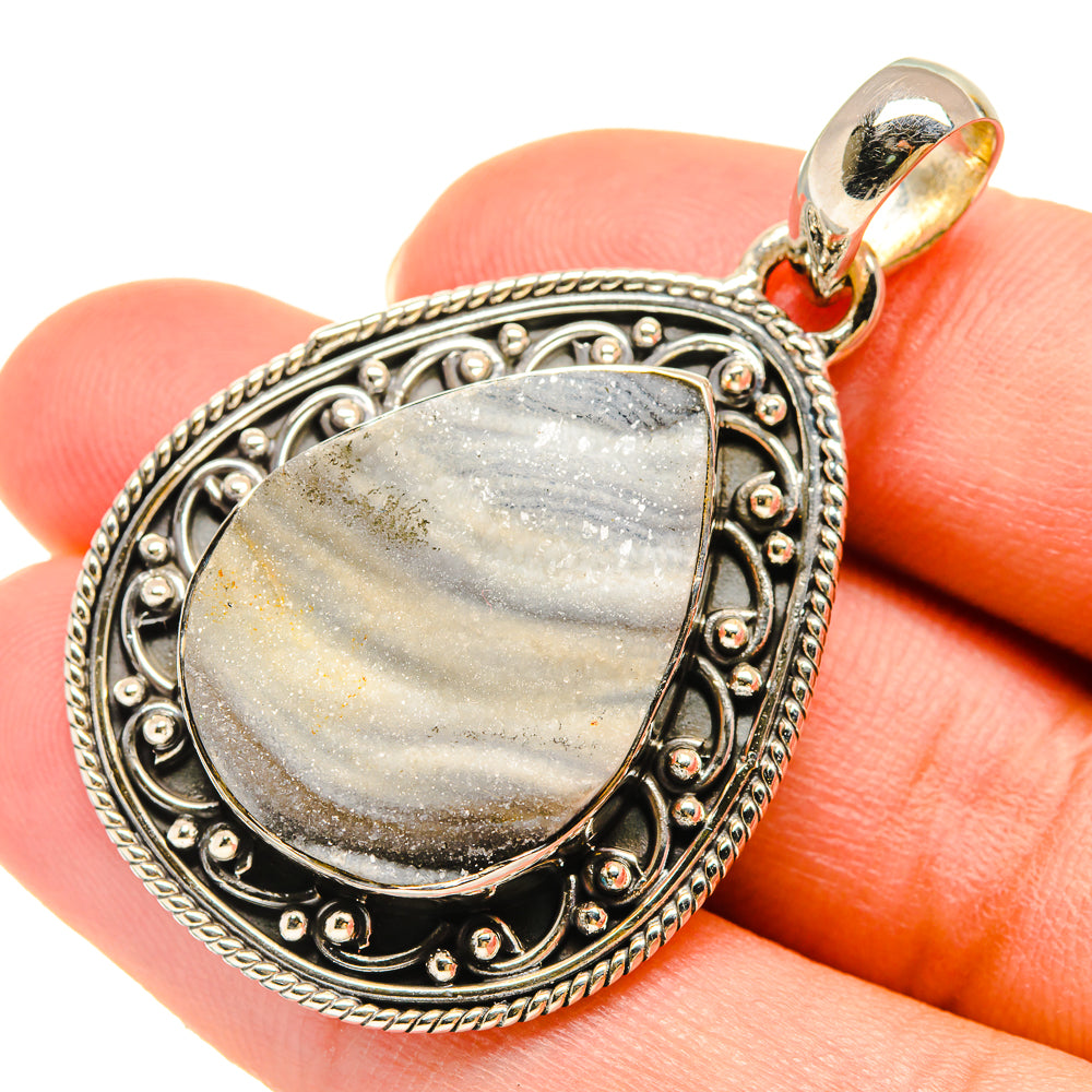 Desert Druzy Pendants handcrafted by Ana Silver Co - PD6034