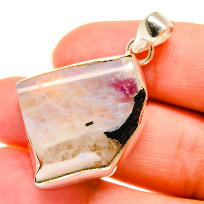 Rainbow Moonstone Pendants handcrafted by Ana Silver Co - PD6035