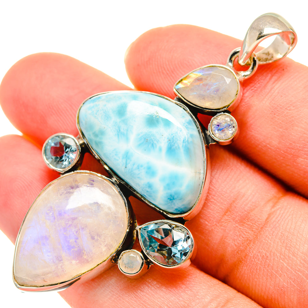 Larimar Pendants handcrafted by Ana Silver Co - PD6042
