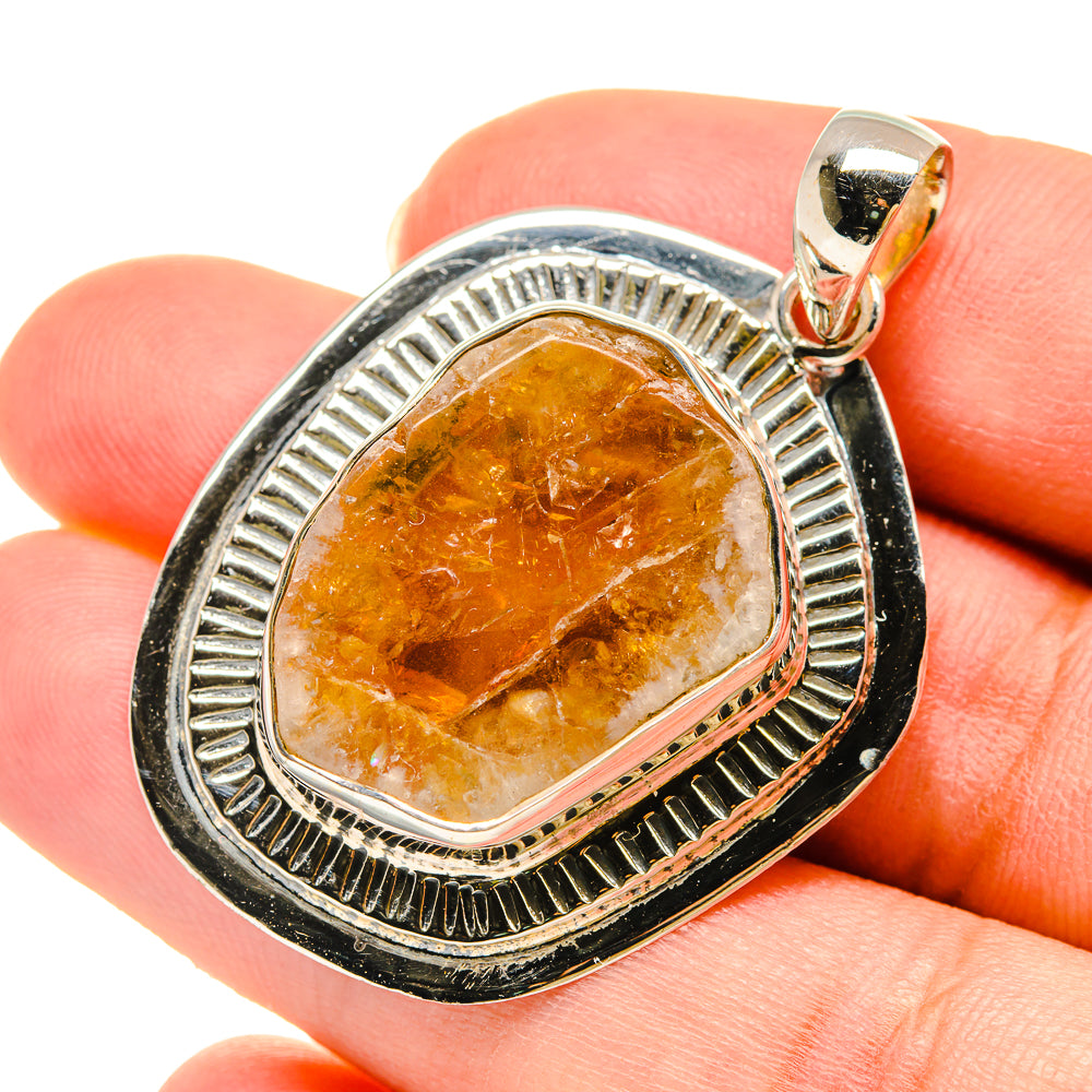 Citrine Pendants handcrafted by Ana Silver Co - PD6045