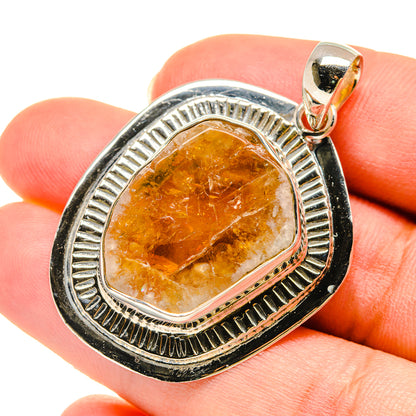 Citrine Pendants handcrafted by Ana Silver Co - PD6045