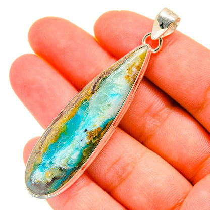 Peruvian Opal Pendants handcrafted by Ana Silver Co - PD6049
