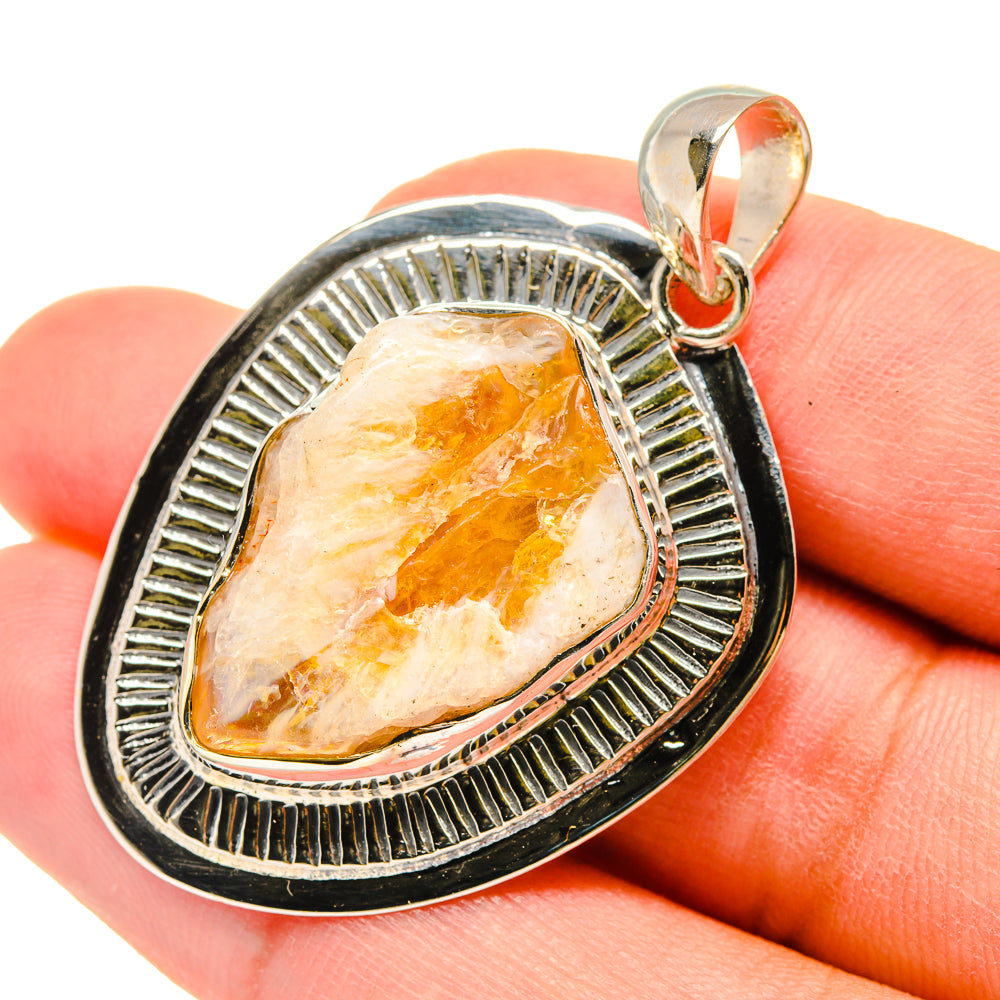 Citrine Pendants handcrafted by Ana Silver Co - PD6057