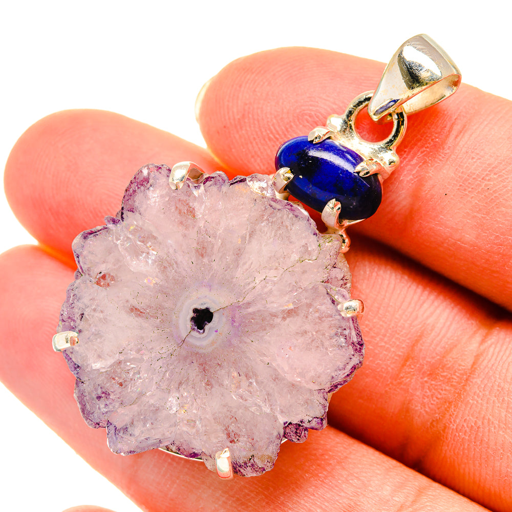 Amethyst Stalactite Pendants handcrafted by Ana Silver Co - PD6059
