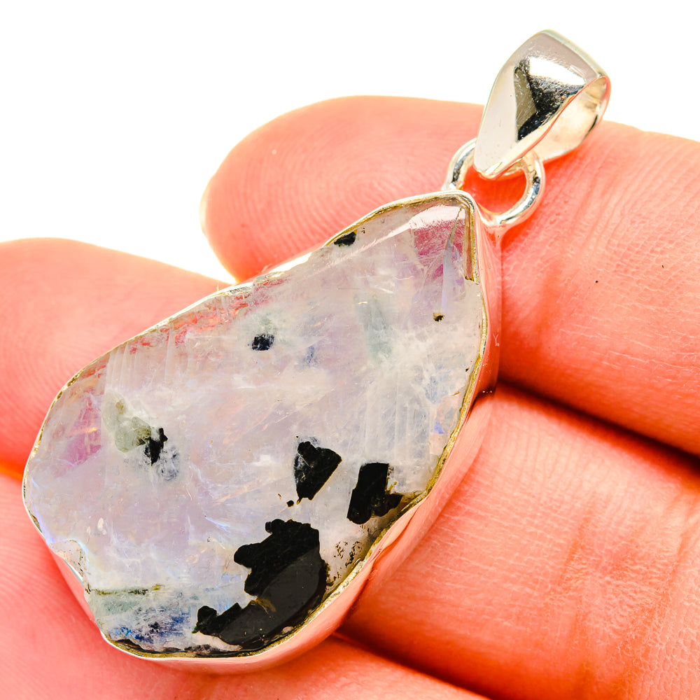 Rainbow Moonstone Pendants handcrafted by Ana Silver Co - PD6060