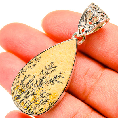 Germany Psilomelane Dendrite Pendants handcrafted by Ana Silver Co - PD6063