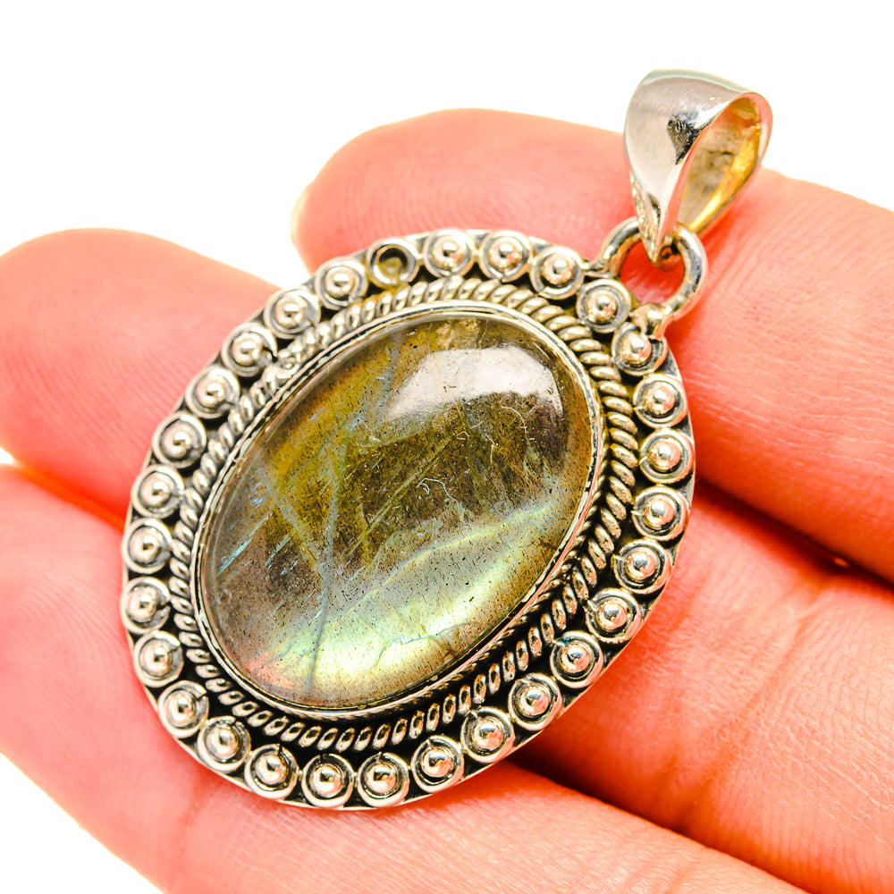 Labradorite Pendants handcrafted by Ana Silver Co - PD6075