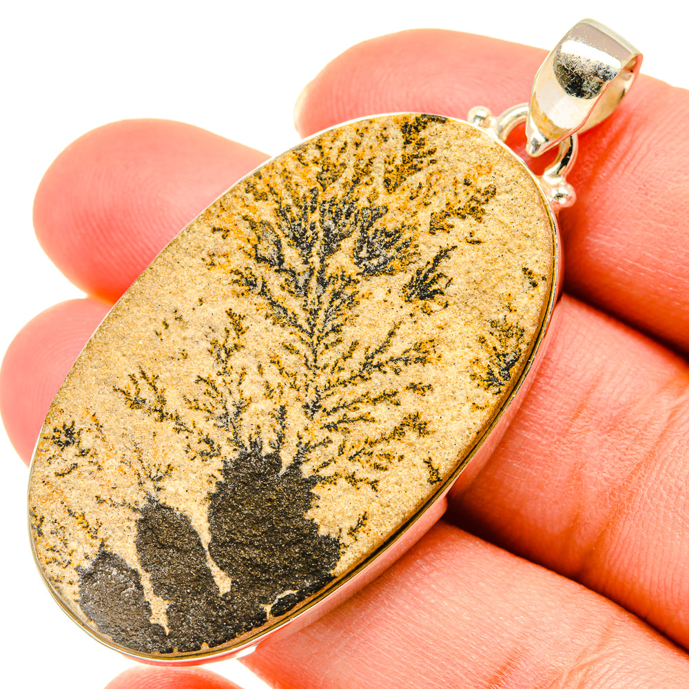Germany Psilomelane Dendrite Pendants handcrafted by Ana Silver Co - PD6076