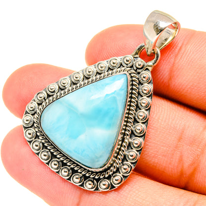 Larimar Pendants handcrafted by Ana Silver Co - PD6086