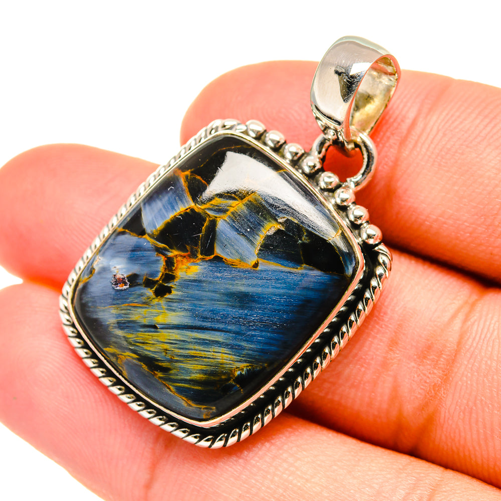 Pietersite Pendants handcrafted by Ana Silver Co - PD6088