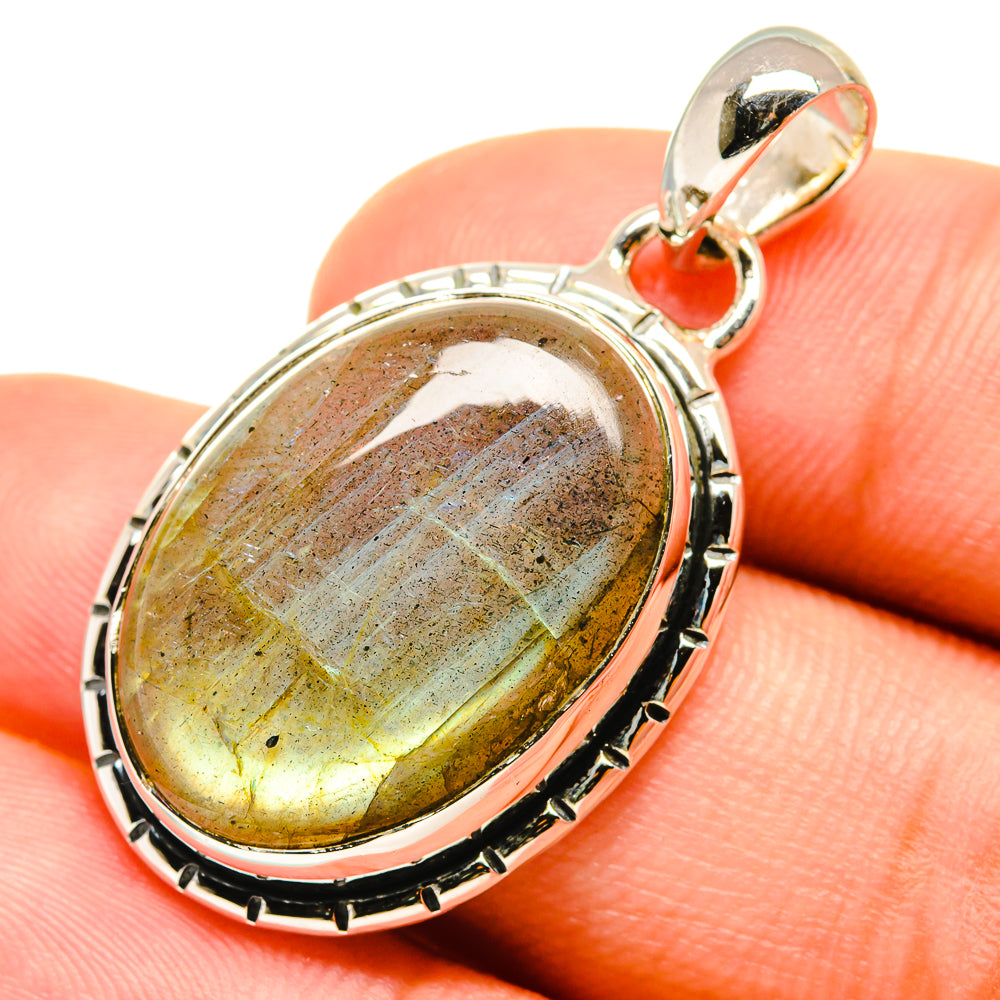 Labradorite Pendants handcrafted by Ana Silver Co - PD6111
