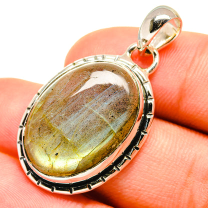 Labradorite Pendants handcrafted by Ana Silver Co - PD6111