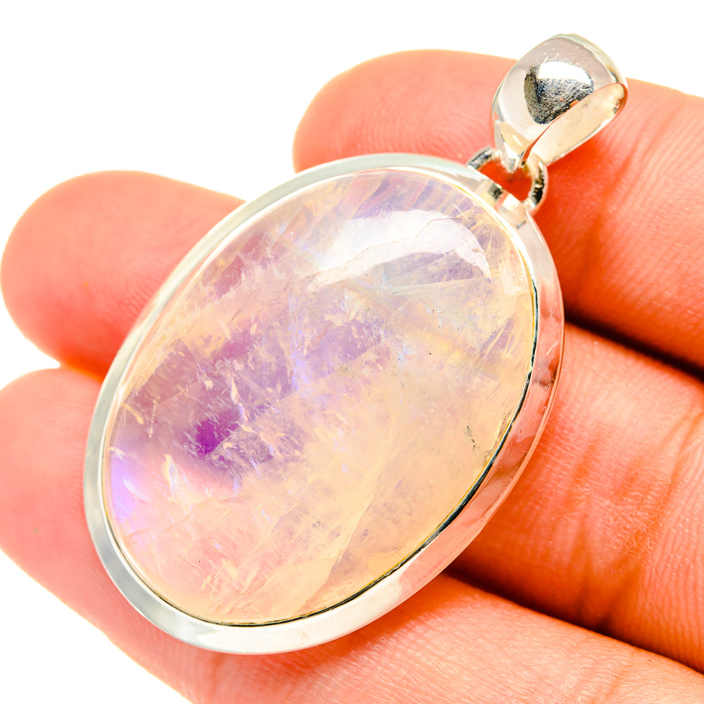 Rainbow Moonstone Pendants handcrafted by Ana Silver Co - PD6118