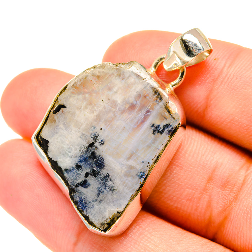 Rainbow Moonstone Pendants handcrafted by Ana Silver Co - PD6131